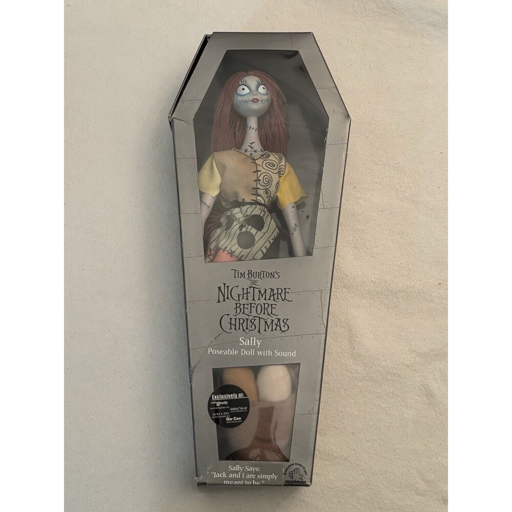 Vintage Nightmare Before Christmas Posable Sally Doll "Sally Speaks"